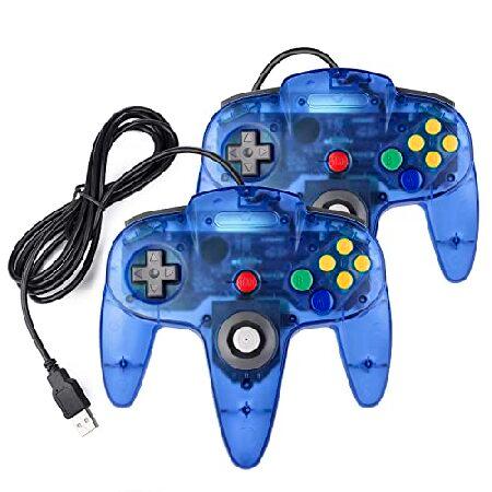 2 Pack N64 USB Controller, miadore USB Retro N64 G...