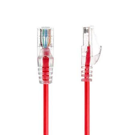 CAT5 カットケーブル 1フィート - 400フィート 80ft レッド_並行輸入