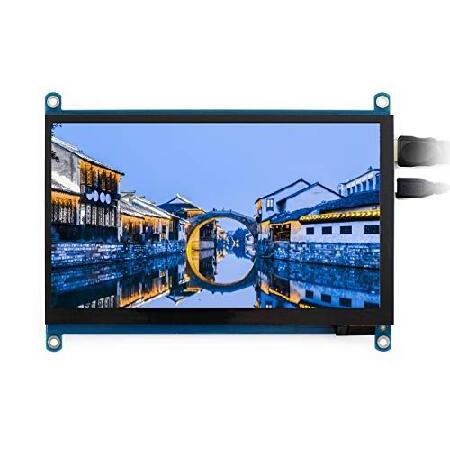 Waveshare 7インチ HDMI LCD (H) 1024x600 IPS 静電容量式タッチス...