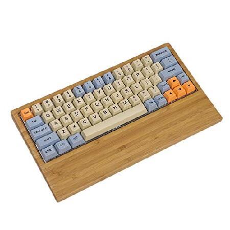 GH60 竹製ケース リストレスト 2イン1 60%ミニメカニカルゲームキーボード Pok3r DZ...
