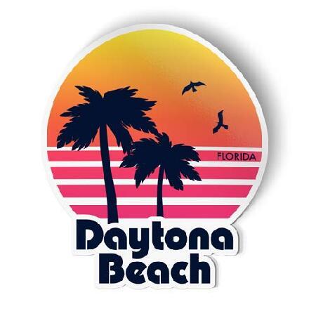 Squiddy Daytona Beach Florida - ビニールステッカーデカール 携帯電話...