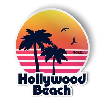 Squiddy Hollywood Beach Florida - Vinyl Sticker De...