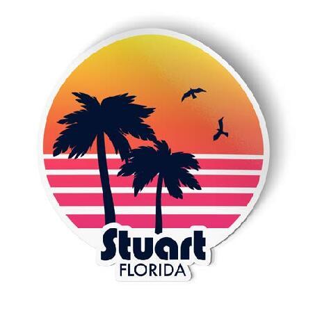 Squiddy Stuart Florida - Vinyl Sticker - Large Siz...