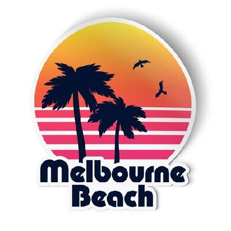 Squiddy Melbourne Beach Florida - ビニールステッカーデカール 携帯...