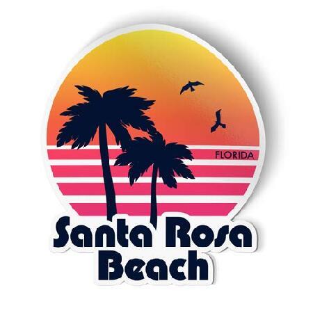 Squiddy Santa Rosa Beach Florida - Vinyl Sticker -...
