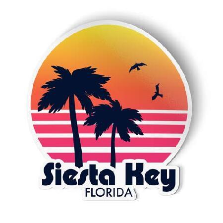Squiddy Siesta Key Florida - Vinyl Sticker Decal f...