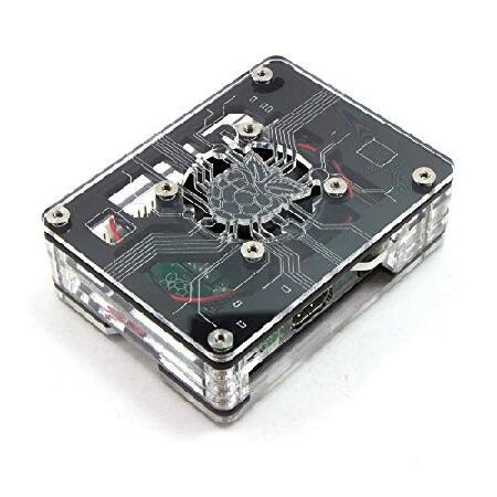 C4Labs Zebra Virtue Fan Case for Raspberry Pi 4B, ...