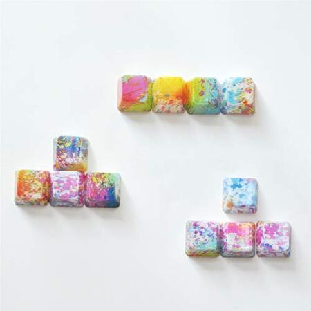 ハンドメイド カラフル R4 スペースバー WASD アローシフト Enterバックライト付きキーキ...