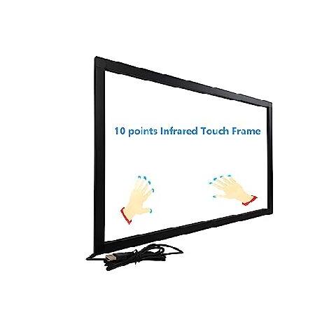 60インチインタラクティブ赤外線タッチパネル、光学タッチパネル、ガラスなし、10点タッチ、USBイン...