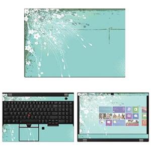 Decalrus - Protective Decal Floral Skin Sticker for Lenovo ThinkPad T590 (15.6