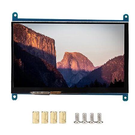 ASHATA 7インチ静電容量式タッチスクリーンモニター、1024X600 LCD HDMIディスプ...