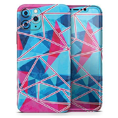 Vivid Blue and Pink Sharp Shapes - DesignSkinz Pro...