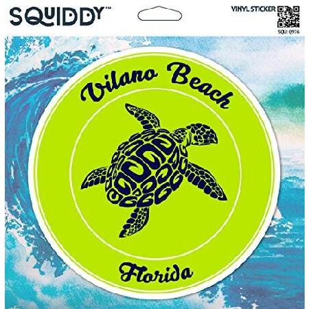 Squiddy Vilano Beach Florida Turtle Beach - Vinyl ...