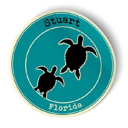 Squiddy Stuart Florida Beach Town - Vinyl Sticker ...