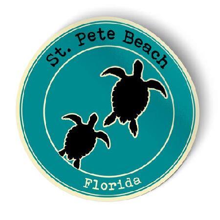 Squiddy St Pete Beach Florida Beach Town - Vinyl S...