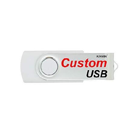 KINMIN Custom USB Flash Drives - Pack of 50 Custom...