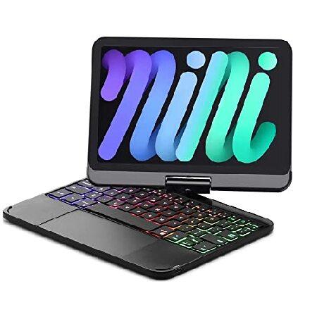 KMXDD Magnetic 360 Rotatable Keyboard Compatible w...