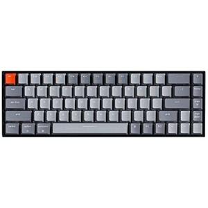 Keychron K6 65%コンパクト 68キー ワイヤレスメカニカルキーボード Mac用 ホットスワップ可能 ホワイトバックライト Bluetooth マルチタスク Type-C _並行輸入