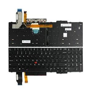 New US Black Backlit English Laptop Keyboard Replacement for Lenovo ThinkPad L590 (Type 20Q7, 20Q8) T590 (Type 20N4, 20N5) Light Backlight_並行輸入