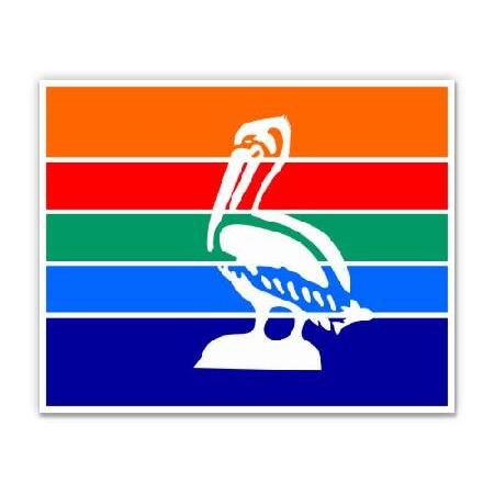 Squiddy Saint Petersburg Florida Flag - Vinyl Stic...