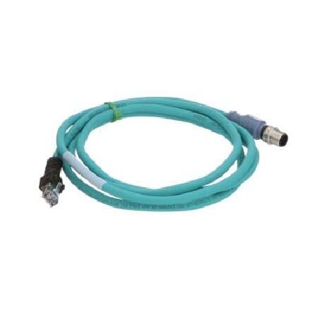 TURCK RSSD RJ45S 441-2M Cordset, R: Straight M12 M...
