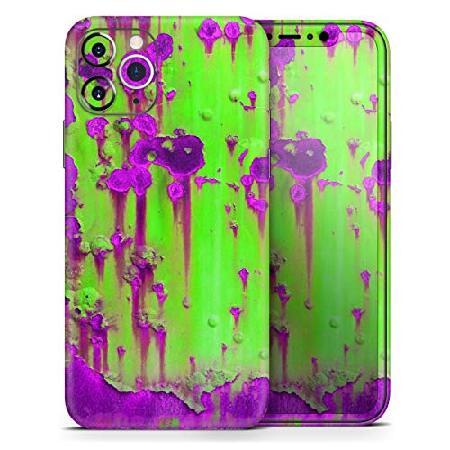 Lime Green Metal with Hot Purple Rust - DesignSkin...