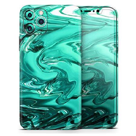 Design Skinz Bright Trendy Green Color Swirled - D...