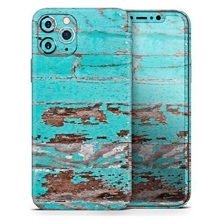 Design Skinz Turquoise Chipped Paint on Wood - Des...