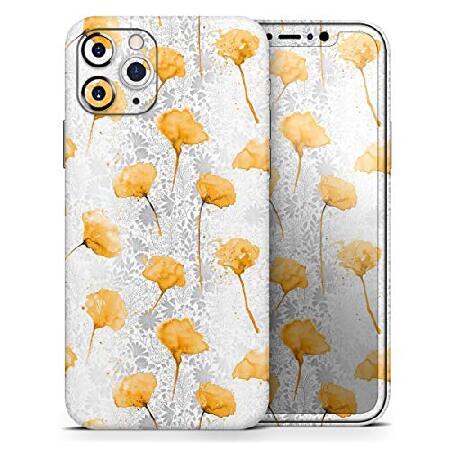 Design Skinz Karamfila Yellow ＆ Gray Floral V10 - ...