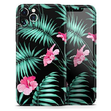 Design Skinz Tropical Mint and Vivid Pink Floral -...