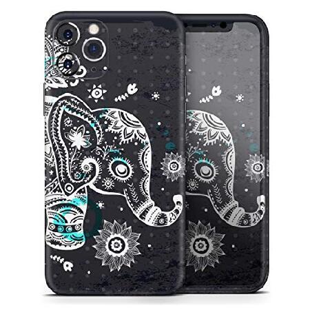 Design Skinz Aztec Elephant Blue Accented Modern I...