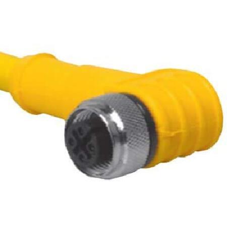 TURCK WKC 4.4T-5 Cordset; M12 Female Right Angle 4...