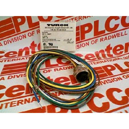 TURCK RKF 61-2M Cordset, Str 7/8-16UN Female 6 pos...