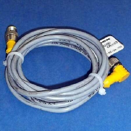 TURCK WK 4.4T-2-RS 4.4T/S90 Cordset, Str M12 Male ...