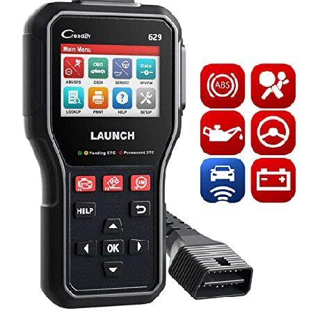 LAUNCH CR629 OBD2 スキャナー ABS SRSスキャンツール アクティブテスト付き ...