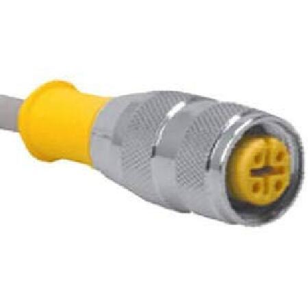 TURCK RK 4.2T-2 Cordset, Str M12 Female 4 pos to C...