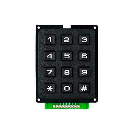 Treedix 3x4 Keypad 12 Buttons Keypad Module Number...