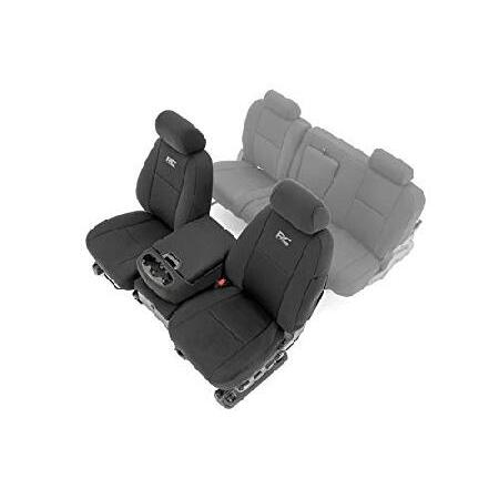 Rough Country ネオプレン フロントシートカバー 07-13 シボレー シルバラード 1...