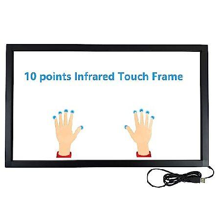 26インチインタラクティブ赤外線タッチパネル、光学タッチパネル、ガラスなし、10点タッチ、USBイン...