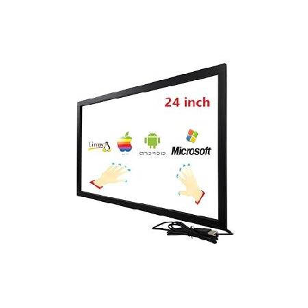 24インチインタラクティブ赤外線タッチパネル、光学タッチパネル、ガラスなし、10点タッチ、USBイン...