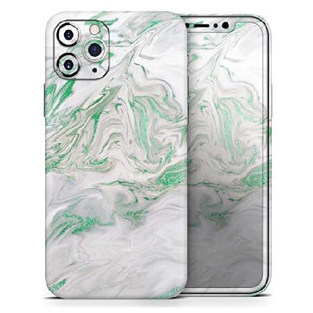 Design Skinz Mint Marble ＆ Digital Gold Foil V10 -...