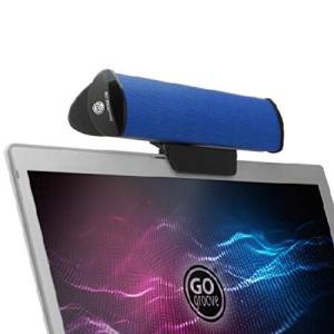 GOgroove SonaVERSE USB Speakers for Laptop Computer - USB Powered Mini Sound Bar with Clip-On Portable External Speaker Design for Monitor, O_並行輸入