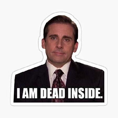 I Am Dead Inside Sticker - Sticker - DIe Cut Vinyl...