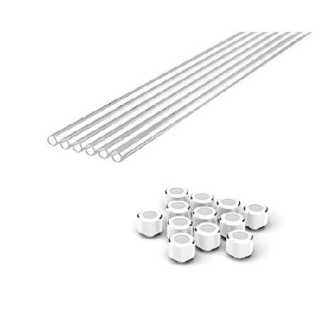 PrimoChill Basic PETG/RMSX 14mm Combo Pack - Silve...