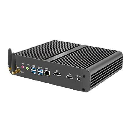 msecore Fanless Mini PC, Desktop Computer with Cor...