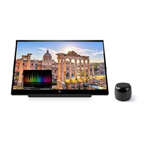 HP E14 FHD (1920x1080) Portable Monitor Travel Bundle with USB Type-C and Micro Bluetooth Speaker with Professional Sound, Built-in Microphon_並行輸入