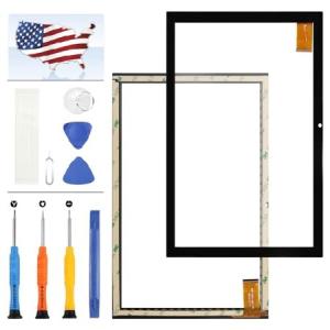 10.1 inch for Vankyo Matrixpad S10 Screen Replacement XLD10307-V2 New Touch Screen Panel Digitizer Tablet Full Glass Panel Repair Kits,with F_並行輸入