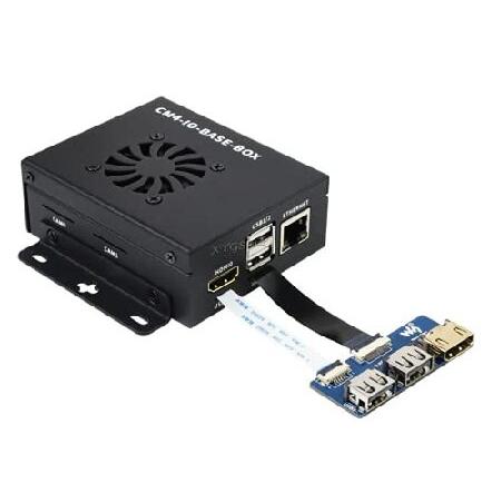 XYGStudy CM4-IO-BASE-BOX-A + USB HDMI Adapter for ...