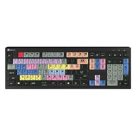 Logickeyboardバックライト付き「Astra2」グラスバレーエディウスでの編集用に設計され...