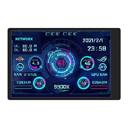 3.5 インチ IPS USB ミニ スクリーン AIDA64 PC CPU RAM HDD データ...